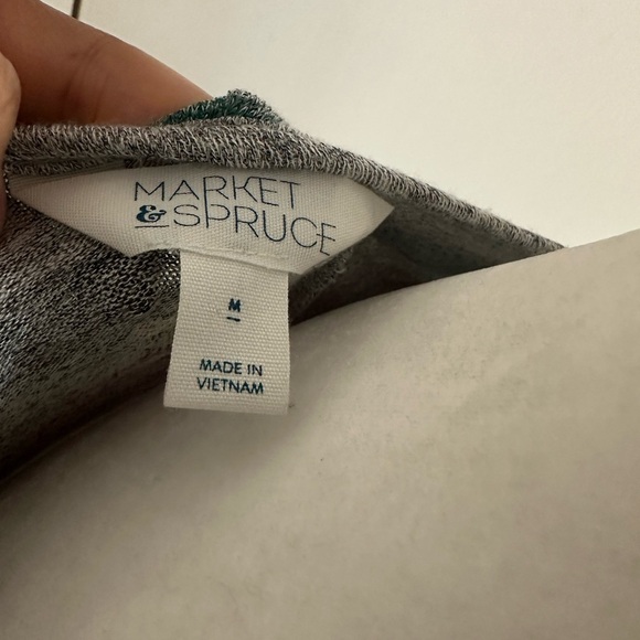 Market and Spruce Striped Bell sleeve dress Sz M - Picture 4 of 7